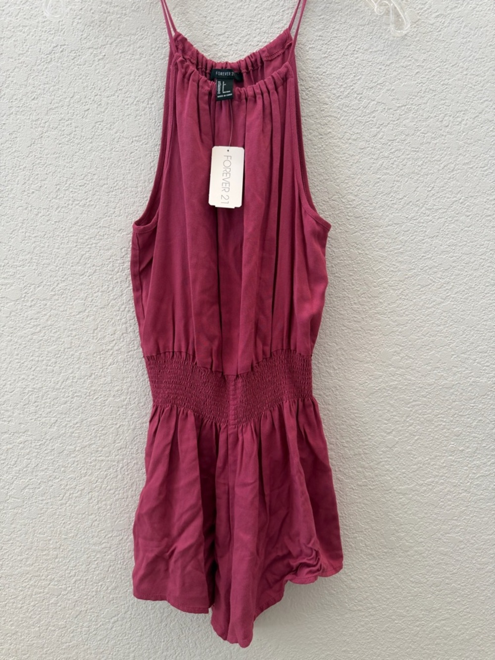 Forever 21 Rose Pink Sleeveless Romper
